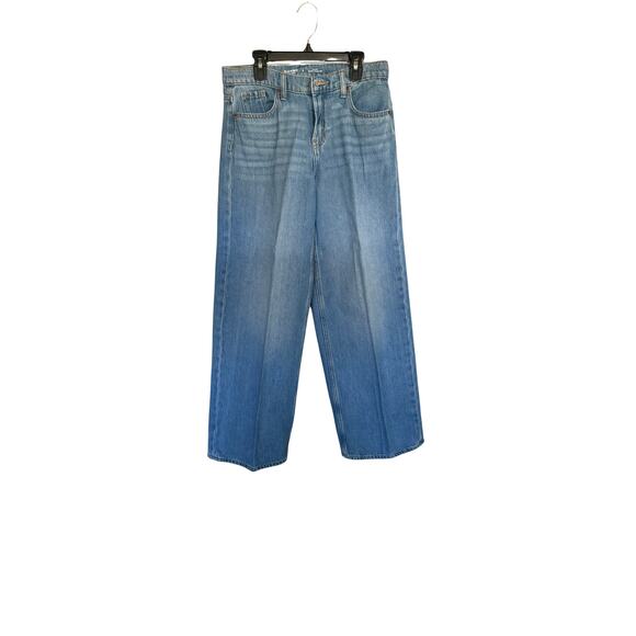 ‼️‼️‼️‼️ 3 pair bundle ‼️‼️‼️‼️Old Navy Mid Rise Baggy Wide Leg Jeans-Never Worn - Picture 4 of 8